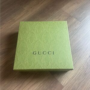 Gucci Olive Embossed Gift Box